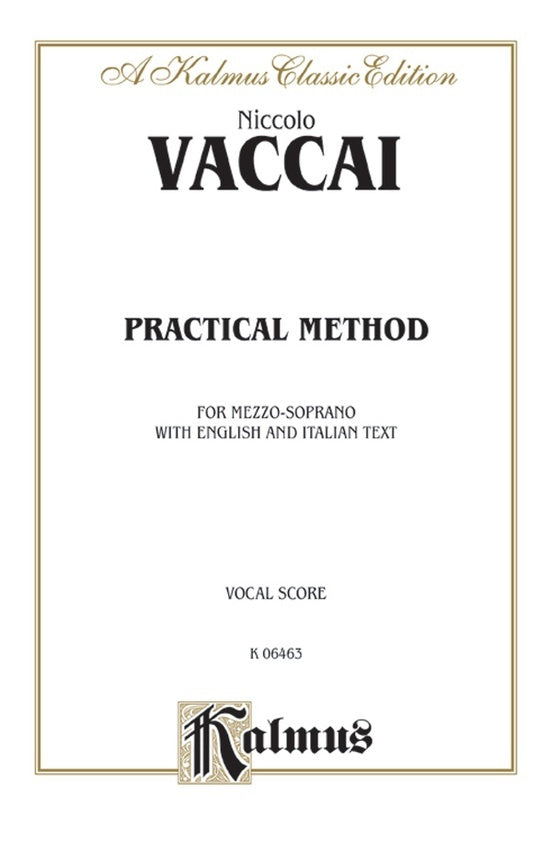 Practical Vocal Method For Mezzo-Soprano