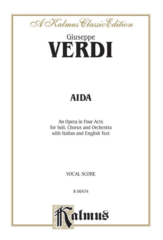 Aida Vocal Sheet Music