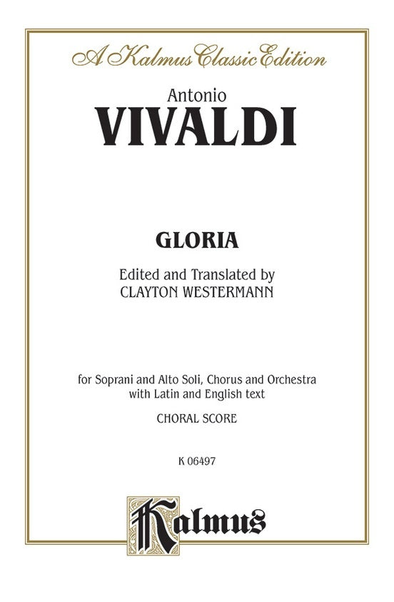 Gloria SATB Vocal Sc