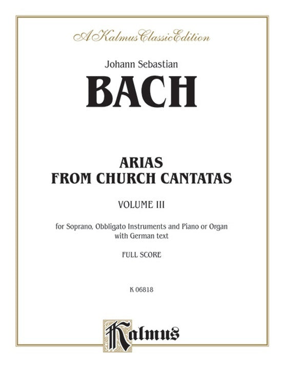 Soprano Arias Book 3 - Vocal Sheet Music