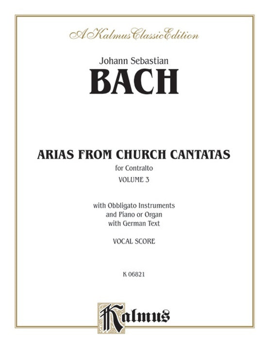 Contralto Arias Book 3