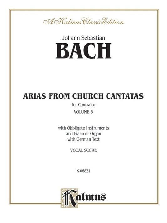 Contralto Arias Book 3