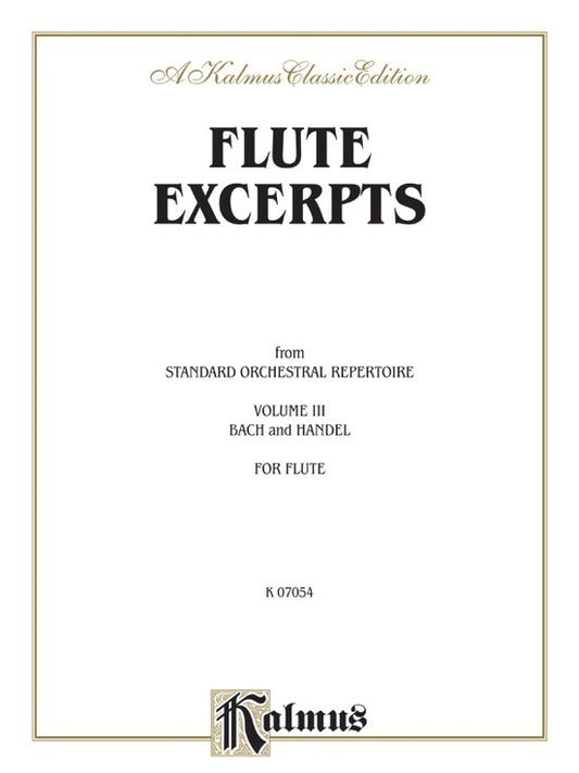 Flute Excerpts Book 3