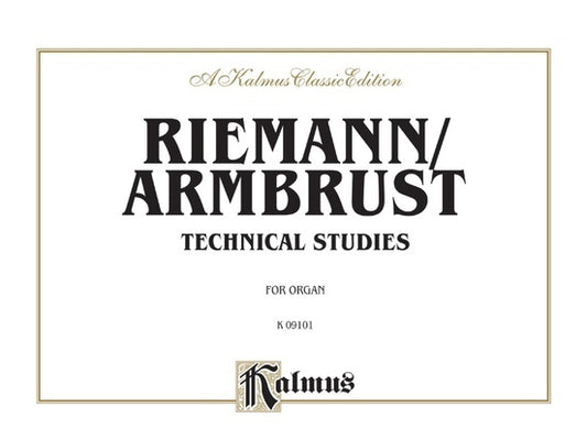 Technical Studies for Organ Sheet Music