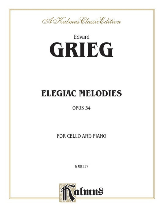 Elegiac Melodies Op 34 Vc/Piano