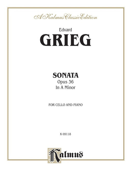 Cello Sonata In A Min
