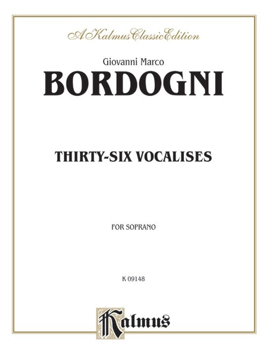 Vocalises 36 Soprano Vocal Sheet Music