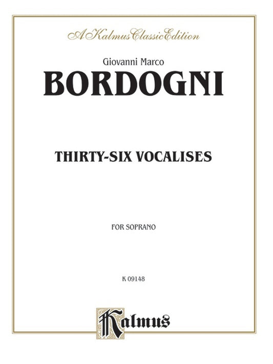 Vocalises 36 Soprano Vocal Sheet Music