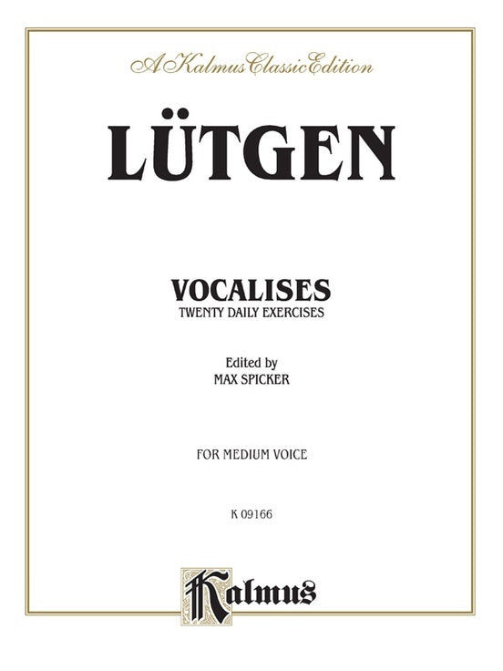 20 Daily Exercises for Medium Voice - Vocal Sheet Music
