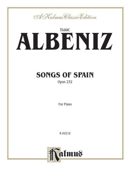 Songs of Spain Piano Sheet Music
