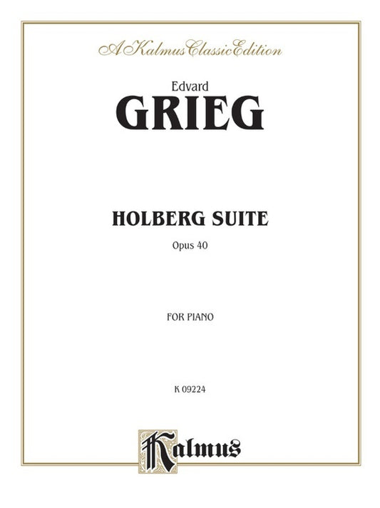Holberg Suite Op 40 Piano