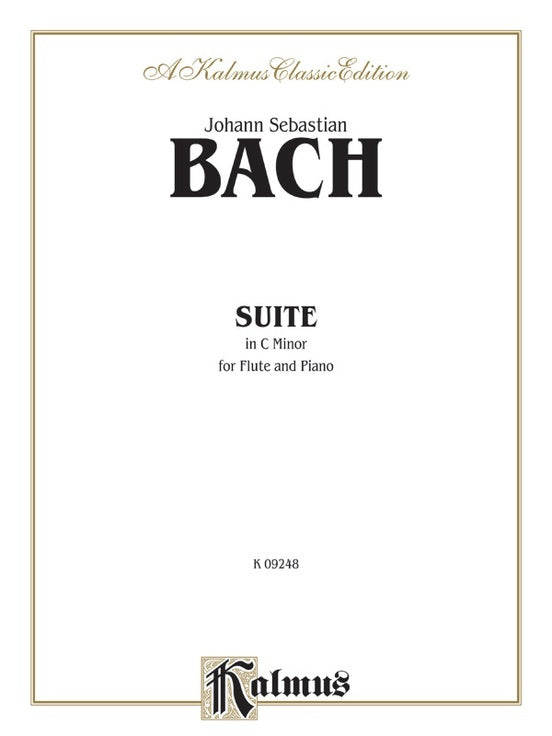 Suite in C Minor for Flute and Piano Sheet Music
