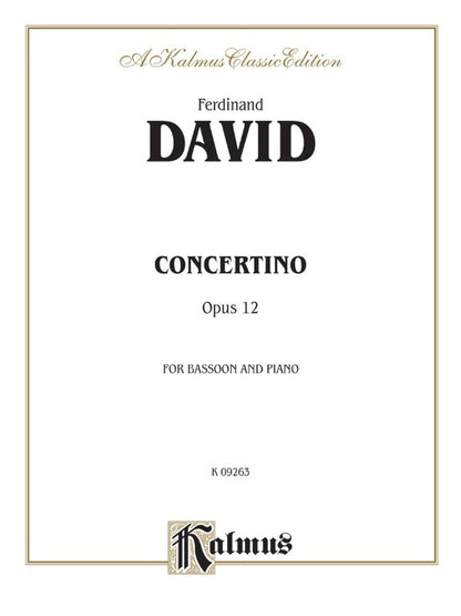 Concertino Op 12 Bassoon
