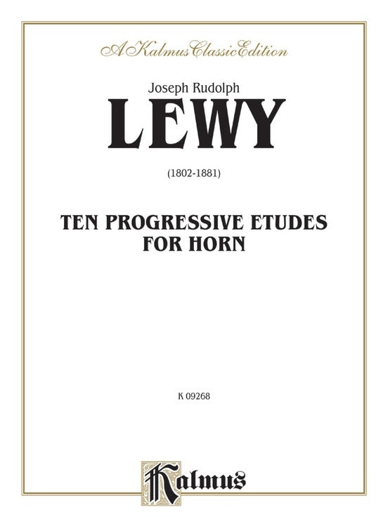Progressive Etudes 10 For French Horn
