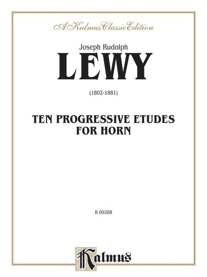 Progressive Etudes 10 For French Horn