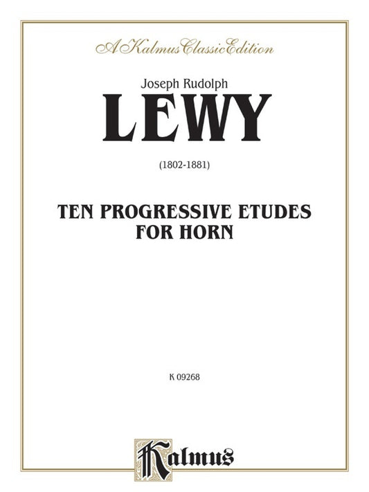 Progressive Etudes 10 For French Horn