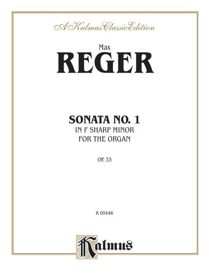 Sonata No 1 Op 33 for Organ and Piano Sheet Music