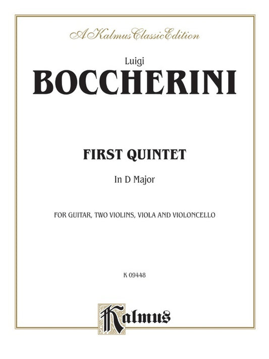1st String Quintet D - Chamber Sheet Music