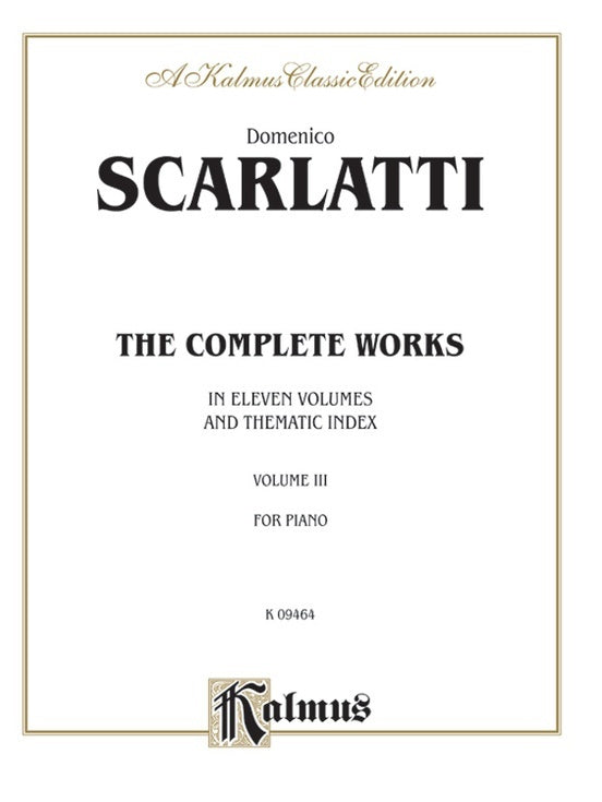 Complete Keyboard Works Book 3