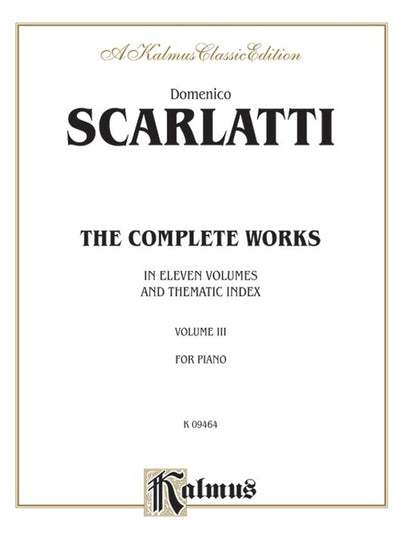 Complete Keyboard Works Book 3