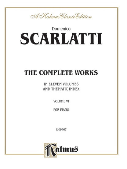 Scarlatti Complete Works Book 6 Ps
