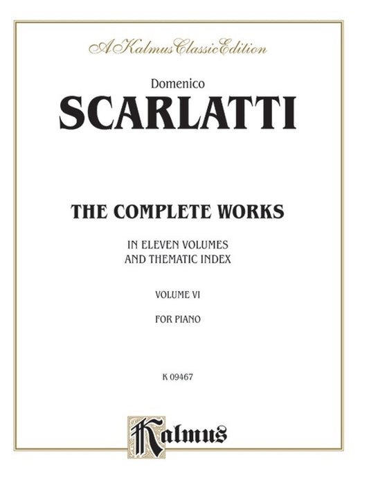 Scarlatti Complete Works Book 6 Ps