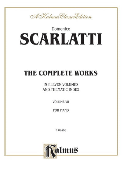 Scarlatti Complete Works Book 7 Ps