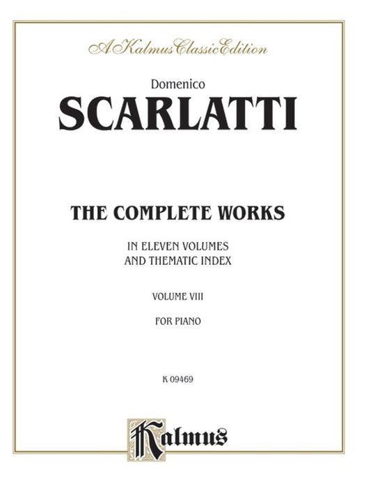 Scarlatti Complete Works Book 8 Ps
