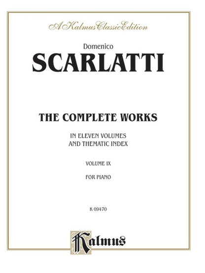 Scarlatti Complete Works Book 9 Ps