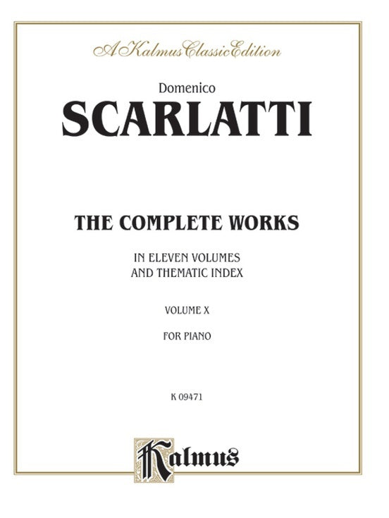 Scarlatti Complete Works Book 10 Ps