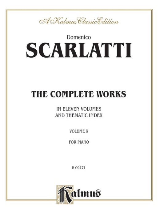 Scarlatti Complete Works Book 10 Ps