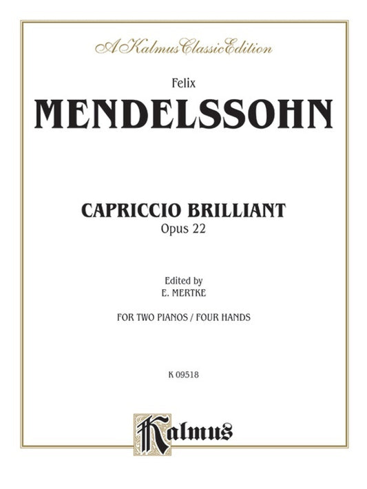 Capriccio Brilliant Op 22 F Sharp Min