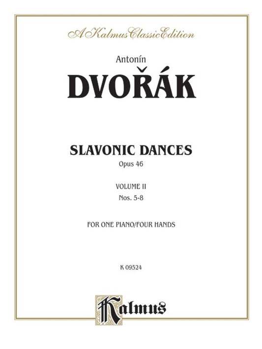 Slavonic Dances Op 46 Book 2 Piano Sheet Music