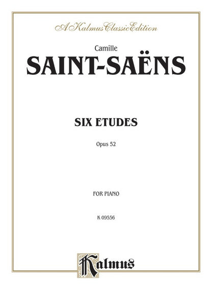 6 Etudes Op. 52 Piano Sheet Music