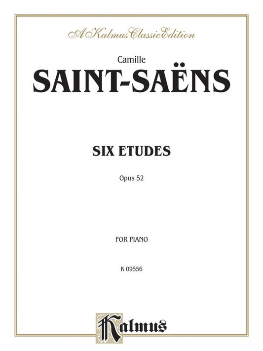 6 Etudes Op. 52 Piano Sheet Music