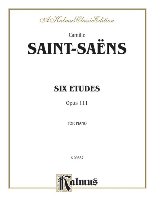 6 Etudes Op 111 Piano Sheet Music