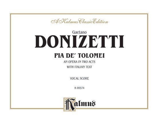 Pia De Tolomei Vocal Sc