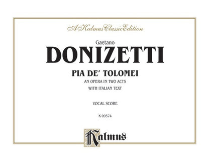 Pia De Tolomei Vocal Sc