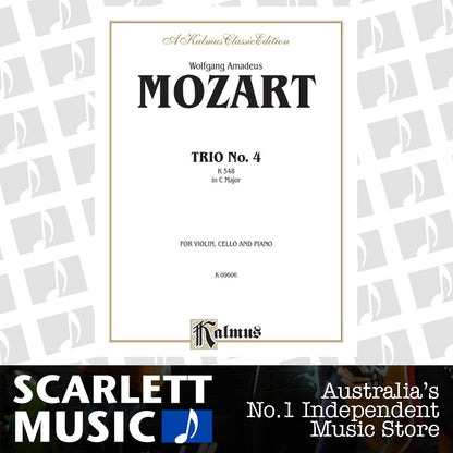 Trio No 4 C K548 Chamber Sheet Music — view 2