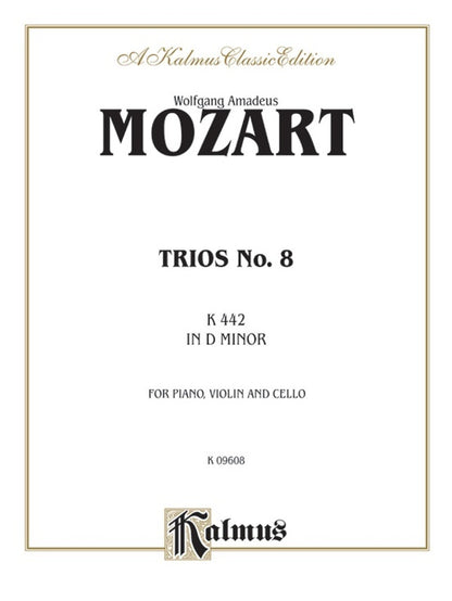 Trio No 8 D Minor K442 Chamber Sheet Music