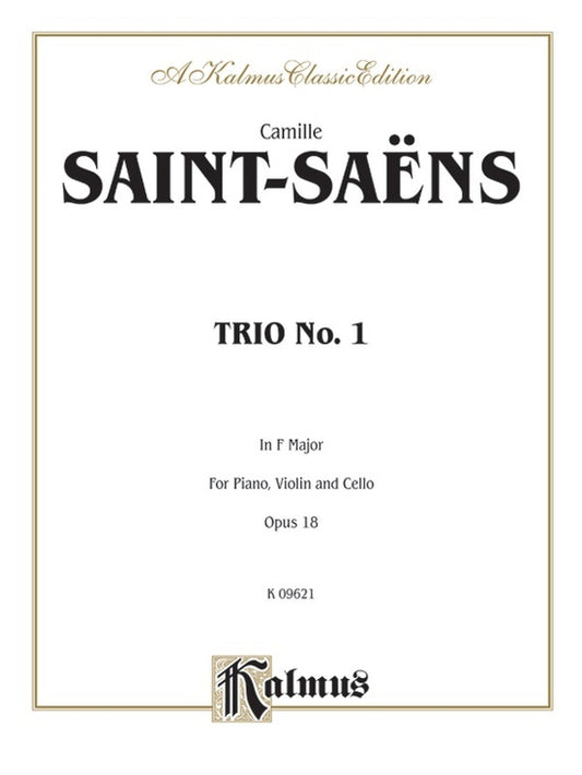 Trio No 1 F Op 18 for Violin, Cello, and Piano
