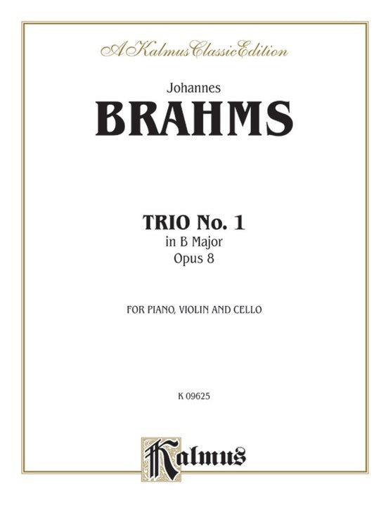 Piano Trio No 1 B