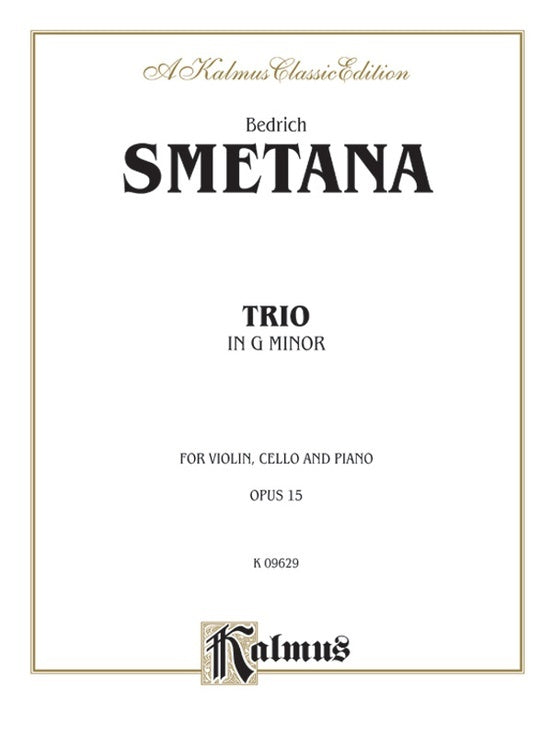 Trio in G Minor Op. 15 for Violin, Cello, and Piano