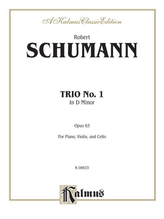 Trio No 1 Op 63 Chamber Sheet Music