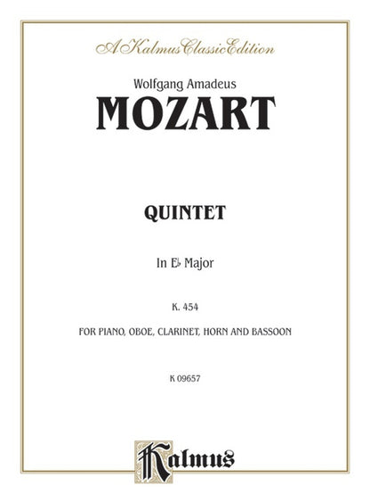 Piano Quintet E Flat K452