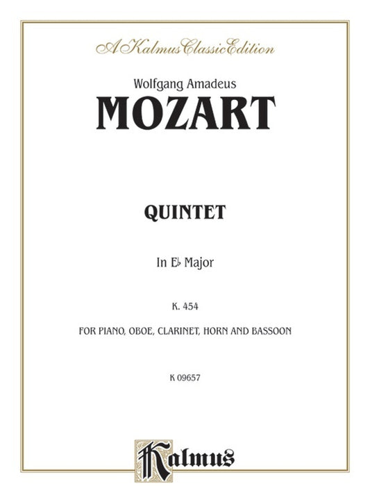 Piano Quintet E Flat K452