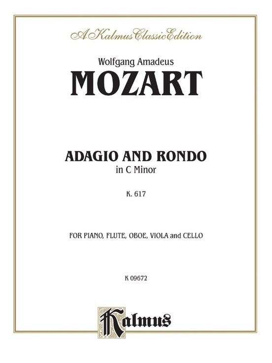 Adagio and Rondo K617 Piano Sheet Music
