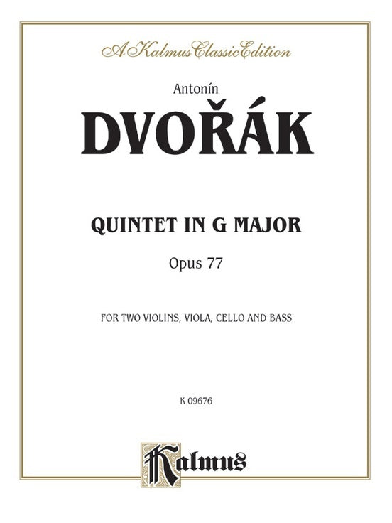 Quintet G Op 77 Piano