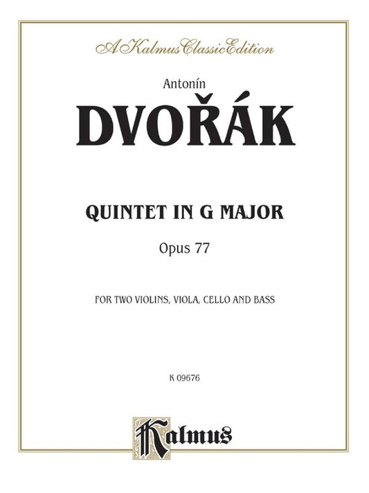 Quintet G Op 77 Piano