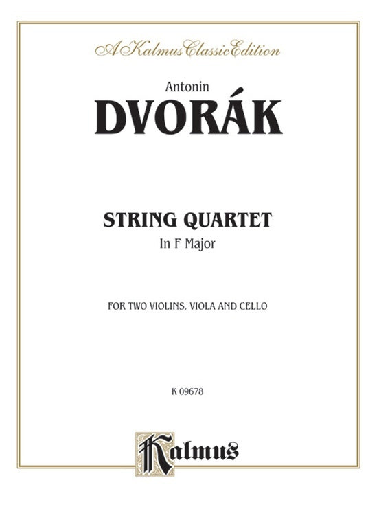 String Quartet in F Minor Op. 9 - Chamber Sheet Music
